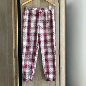 Victoria Secret light weight flannel dot pj pants